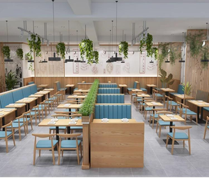 Cabina <span class=keywords><strong>de</strong></span> asiento <span class=keywords><strong>de</strong></span> hotel <span class=keywords><strong>de</strong></span> catering <span class=keywords><strong>de</strong></span> restaurante duradera moderna <span class=keywords><strong>de</strong></span> madera contrachapada comercial personalizada - Product Image 6