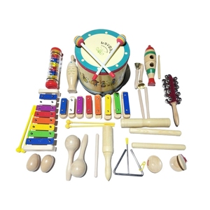 Wholesale Children Orff Percussion Kit 15 Pieces Natural Wood <b>Musical</b> Teaching Aids Bulk Supply For Early Education Institutions - Product Image 1