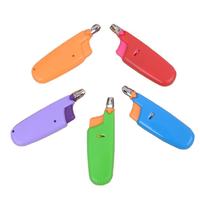 Mini briquet personnalisé pour barbecue camping, vente en gros utilitaire cuisine électronique à gaz à flamme pliable