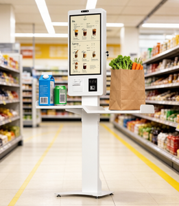 Customized Supermarket Restaurant Self-service POS Cash Register Kiosk Touch Screen (15.6-32inch) Android/Windows OS 80mm NFC - Product Image 4