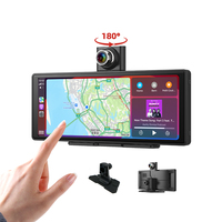 Lecteur multimédia automobile OEM ODM avec écran tactile Carplay, connexion rapide, sortie audio, Airplay, Miracast, enregistreur de voiture, caméra avant 4K, caméra arrière 1080P