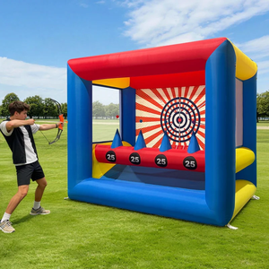 Cible de tir à l'arc gonflable en PVC commercial, jeu de tir à la balle flottante, stand interactif de lancer pour événements extérieurs - Product Image 1