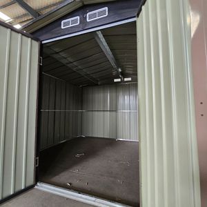 Venta al por mayor de fábrica para <span class=keywords><strong>Amazon</strong></span>, patio transfronterizo, jardín, almacenamiento al aire libre, montaje de desechos, casa Simple, sala de herramientas al aire libre, Metal - Product Image 3