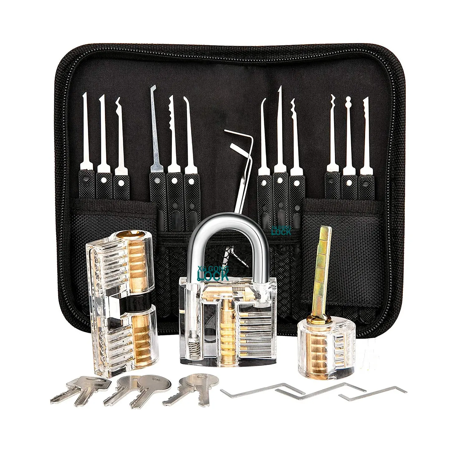 Amazon hot sale new style Locksmith Tools Lock Pick Set Door Lock Opener Lockpick Picking Tool