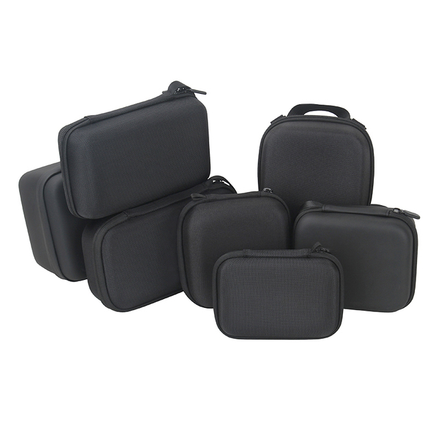 Customized High-end Soft EVA Hard Carrying Storage Case Protection Hard Wholesale Black Zipper EVA Case
