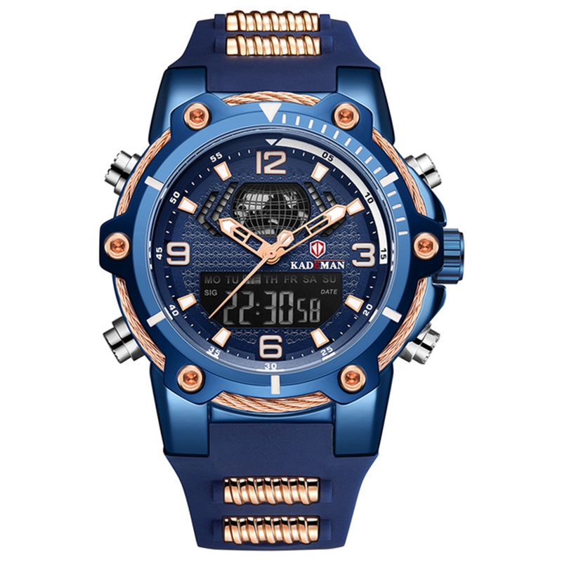 Kademan Watch Waterproof Men's Quartz Digital Sport