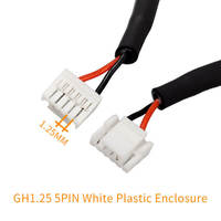 Kabel Daya Silikon Konektor Elektronik 3 Arah 4PIN GH1.25 Kustom 28AWG