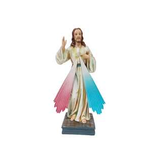 Artisanat religieux en résine la sainte famille statues catholiques cœur sacré de Jésus décoration de table à la maison ou décoration d'église - Product Image 4