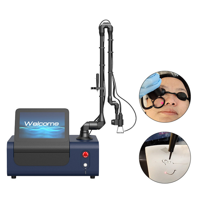 4D Fractional CO2 Laser Metal Tube Portable Vaginal Rejuvenation Scar Removal Acne Treatment Machine 10600nm Commercial Use