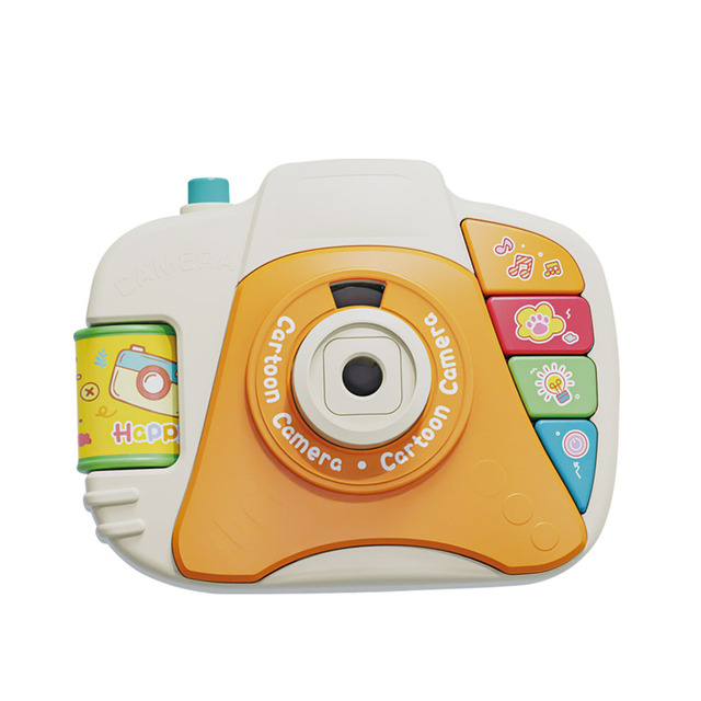 Customized Creative Design Plastic Mini Baby Projection Camera Classic Toys Pretend Play Take Photos Creative Camera for Kids