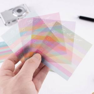 Colorful Rainbow Creative English Self-Adhesive <b>Memo</b> <b>Pads</b> Fresh Cartoon Design Learning Office Supplies for Record <b>Memos</b> - Product Image 3