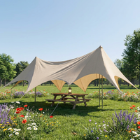 Tente de camping et de pique-nique moderne, portable, Oxford, quatre saisons, double couche, abri solaire extérieur