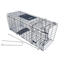 Venta al por mayor de animales vivos humanos, trampa de jaula inteligente para jardín, herramienta de control de roedores, gatos, conejos, mapaches, trampa de fabricante