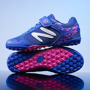 Nouvelles chaussures <span class=keywords><strong>de</strong></span> football unisexes pour enfants, basses, sans lacets, avec empeigne en mesh, semelle extérieure en caoutchouc antidérapante, pour l'entraînement, hiver et été - Product Image 1