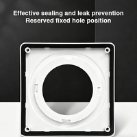 Offre Spéciale adaptateur de panneau mural de Ventilation en plastique ABS pour système de tuyau de séchage connexion facile système de climatisation