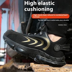 <span class=keywords><strong>Zapatos</strong></span> de Trabajo para Hombre, Zapatillas Deportivas Grises, <span class=keywords><strong>Zapatos</strong></span> de Seguridad con Puntera de Acero para Construcción - Product Image 4