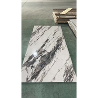 Plaque de stratifié marbré en gros, panneau PVC effet marbre 3mm pour la décoration