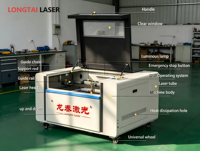 Machine de découpe et de gravure laser industrielle pour bois, acrylique, carton, cuir, MDF, 40*60cm et 60*90cm