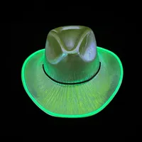 Cappelli da Cowboy LED Luminosi Nicro all'Ingrosso con Telecomando Wireless, Accessori per Feste al Neon, Costumi Colorati per Carnevale e Festival