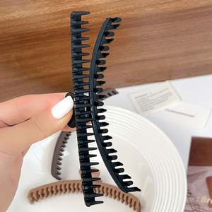 Pinzas de Pelo Largas Mate para Mujer, Estilo Yoga, para Conducir, Delgadas, 12 Unidades, Color Morandi, Pinzas Grandes de Plástico - Product Image 5