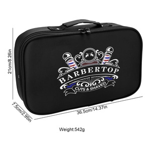 Kit d'outils <span class=keywords><strong>de</strong></span> <span class=keywords><strong>coiffure</strong></span> portable noir, sac <span class=keywords><strong>de</strong></span> rangement multifonctionnel pour coiffeur avec logo personnalisable, facile à transporter - Product Image 5