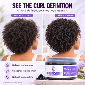 Crème capillaire anti-frisottis à base de plantes, noire, sans résidus, protection thermique et lissante, tenue moyenne, pour cheveux crépus - Product Image 6
