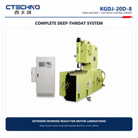 Máquina de laminación y ranurado de rotores CNC CTECHNO con indexación servo para la producción y fabricación de núcleos de motor de acero al silicio