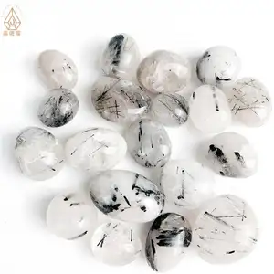 Wholesale Natural Crystal Healing Stones Black Tourmaline Quartz Tumbled Stone For Decoration