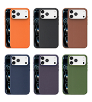 Étui de protection magnétique en tissu technique pour iPhone 17 16 15 Pro Max avec cache-bouton d'appareil photo