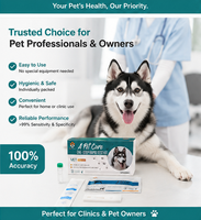 Test combiné Parvovirus/Giardia CPV/GIA Canin – Kit de détection vétérinaire rapide triple en une étape pour hôpitaux vétérinaires