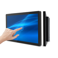 Moniteur tactile LCD FHD mural/encastrable de 10,4, 12,1, 15, 17, 19 pouces, écran tactile, PC tactile avec Windows/Android, WIFI 4G POE