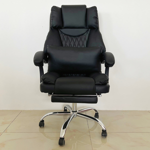 <span class=keywords><strong>Fauteuil</strong></span> de bureau ergonomique inclinable avec support lombaire rotatif et repose-pieds, idéal pour la maison, à prix abordable - Product Image 6