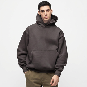 Sudadera con Capucha Oversize de Algodón 100% de Alta Calidad con Estampado Puff y Hombros Caídos, Estilo Streetwear, Fabricantes de Sudaderas Personalizadas - Product Image 1