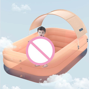 Piscina inflable personalizada <span class=keywords><strong>rectangular</strong></span> suave a precio bajo al por mayor con cubierta de tienda - Product Image 5