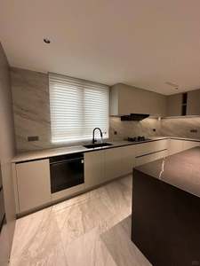 Gabinetes de Cocina Modulares Modernos Blancos de Panel Plano con Acabado Brillante, Muebles de Cocina Modernos, Diseños de Lujo, Gabinetes de Cocina Personalizados - Product Image 6