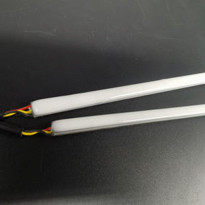 Ultrafino DRL 30 45 60cm Luz de circulación diurna Flexible Tubo suave Guía Coche Tira de LED Blanco Rojo Señal de giro <span class=keywords><strong>Amarillo</strong></span> Impermeable - Product Image 1