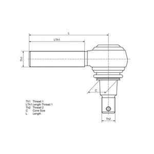 Rotule de direction OE 0004600648 0004601248 0004603448 pour pièces détachées de camions Mercedes-Benz/Volvo/MAN/Iveco/Scania - Product Image 2
