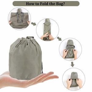 Sac de courses pliable en polyester écologique, imperméable, réutilisable, de nouvelle conception, promotionnel, pour supermarché - Product Image 5