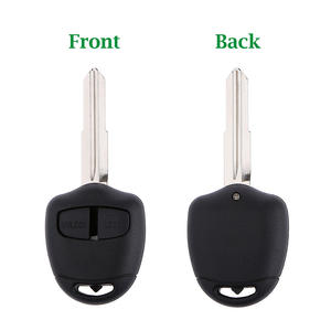 เคสกุญแจรีโมท 2 ปุ่ม สีดำ วัสดุ ABS โลหะ สำหรับรถยนต์มิตซูบิชิ ไทรทัน อีโว กาแลนท์ แอล200 เอาท์แลนเดอร์ แลนเซอร์ โคลท์ โชกัน กุญแจด้านขวา - Product Image 3