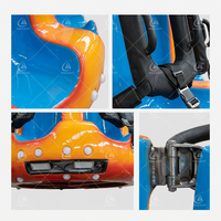 Manège Mini Extrême pour Enfants, Machine à Pendule, Petite Aire de Jeux, Balançoire Frisbee, Puissance 9.5KW, Capacité 6 personnes, 380/220V, Acier, Extérieur