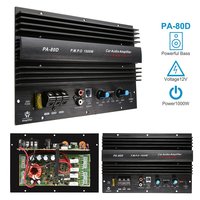 Carte mère d'amplificateur de puissance de subwoofers de voiture de RC10-inch et 12 pouces, carte d'amplificateur de puissance audio de voiture haute puissance 12V 1000W