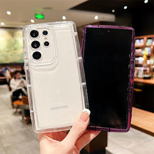 Per Samsung S21 S22 S23 Plus Ultra A04 A14 A34 A54 A13 A23 A52 A72 custodia per telefono con sapone Airbag trasparente - Product Image 3