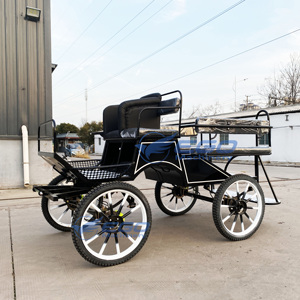 Fabricant de calèche poney <span class=keywords><strong>noir</strong></span>/Transport spécial 4 roues <span class=keywords><strong>Course</strong></span> attelage style poney cheval <span class=keywords><strong>chariot</strong></span>/petit <span class=keywords><strong>chariot</strong></span> à cheval - Product Image 4