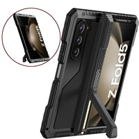 Étui pliable en silicone antichoc avec protection d'écran et support pour Samsung Z Fold 8 Ultra, compatible avec Samsung Z Fold 8 7 6 5
