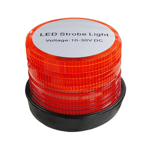 Luz de Baliza LED Giratoria Intermitente, Luz de Advertencia de Seguridad, Lámpara de Advertencia Estroboscópica Ámbar con Tornillo para Montacargas, Tractor, Camión, Autobús - Product Image 5