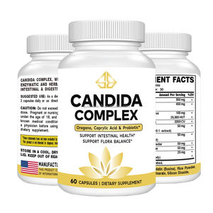 Cápsulas de Orégano y Probióticos OEM para la Desintoxicación de Candida, Apoyo a la Salud Intestinal y Digestiva, 60 Unidades para Adultos - Product Image 3