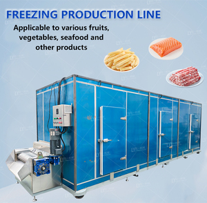 Congelador de túnel automático con cinta de malla de acero inoxidable y bomba de motor para procesamiento IQF de vegetales, alta productividad, maíz dulce - Product Image 6
