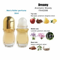 Parfum personnalisé pour homme 30ml OEM, arôme boisé musqué au thé ambré, parfum en roll-on, parfum d'été aux phéromones, huile essentielle parfumée