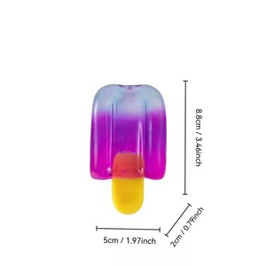 Gradient Popsicle <b>Fidget</b> Toy Super Soft Stress Relief Toy Non Toxic BPA Free Rubber for Kids & Adults - Product Image 6