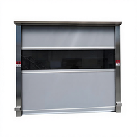 Porte de garage électrique à enroulement anti-poussière Passage rapide Rideau souple Ascenseur de fret Levage automatique Matériel PVC